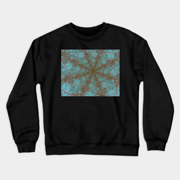 Red Stars Crewneck Sweatshirt by Edward L. Anderson 